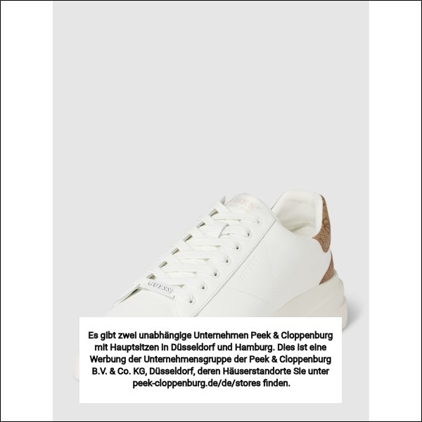 Guess Herren Sneaker Low Beige Gr. 45