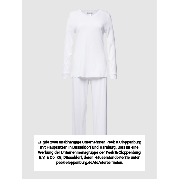 Hanro Damen Pyjamas Beige Gr. Mittel