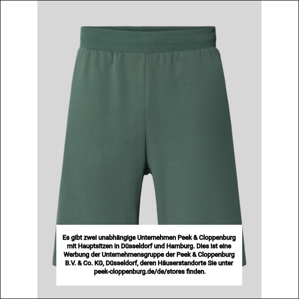 Ea7 Emporio Armani Herren Gruen Shorts Mit Elastischem Bund