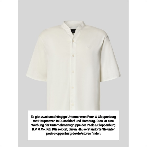 Emporio Armani Herren Freizeithemden Beige Gr. Extra Groß